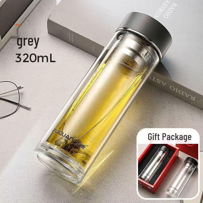 FUGUANG G2061 Double-Layer Glass Cup