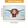 Metal Wall Art Sign Hanging Decor 20x30cm