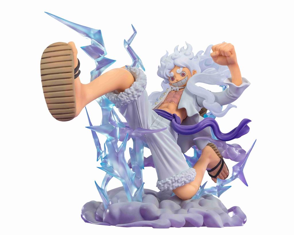 TAMASHII NATIONS Figuarts ZERO ONE PIECE [Super Fierce Battle] Monkey D. Luffy - Gear 5 "Giant" - PVC & ABS Painted Complete Figure