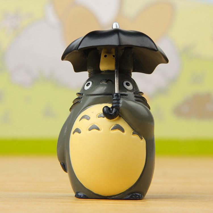 Totoro Cartoon Cute Umbrella Cat Mini Model Ornament For Micro Prop Landscape