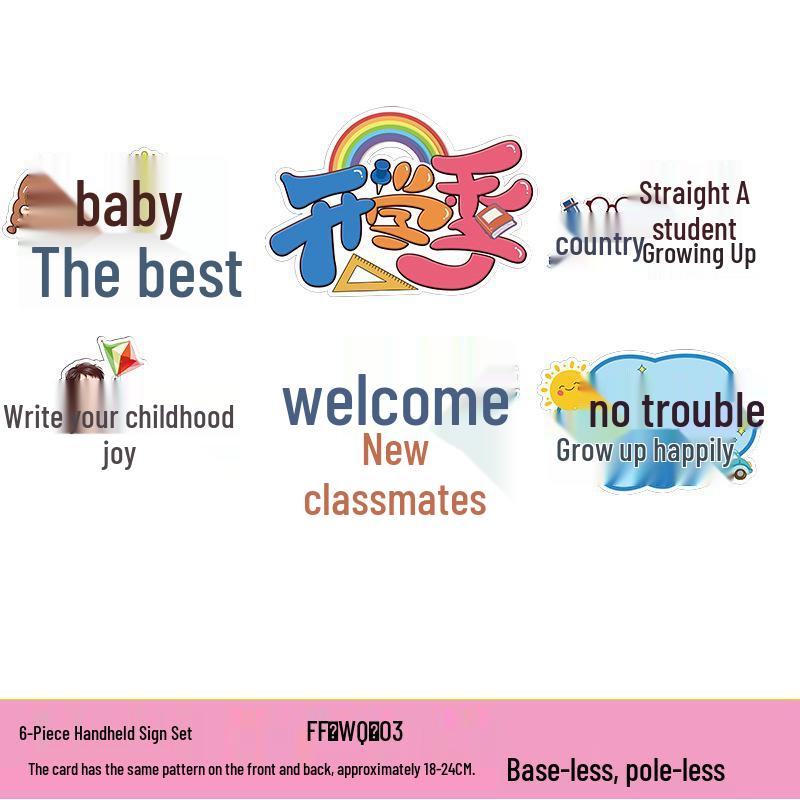 2026 Back-to-School Desk Ornaments: Kindergarten Classroom Photo Props & Opening Ceremony Decorations