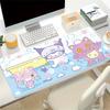 Bath Time, Cute Creatures Themed XXL Mouse Pad - Non-slip Rubber Desk Mat for Gaming and Office Use, Multi-Function Keyboard and Mouse Pad,