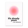 Pink Flower Letter Posters Canvas Painting Modern Love Heart Round Shape Pictures Prints Wall Art for Living Room Decor Unframed