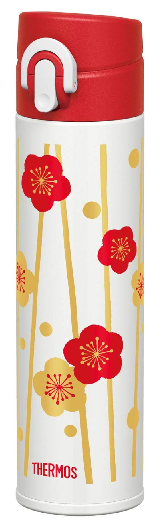 

Thermos Water Bottle Made in Japan Vacuum Insulated Mobile Mug 400ml UME JOA-402 UME