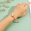Flickpresent Nischdesign Kinesisk stil Armband Par Handrep Flätat Armband Damarmband