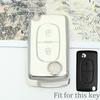 2/3 Button Key Case Cover For Citroen C-Crosser C3 C4 Picasso Berlingo Case For Peugeot Partner Tepee 207 307 308 407 Keychain
