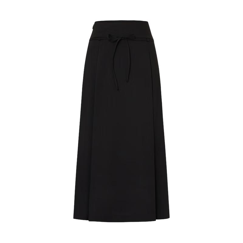 

MO&Co. Women s Pleated A-line Skirt with Wide Belt S 160