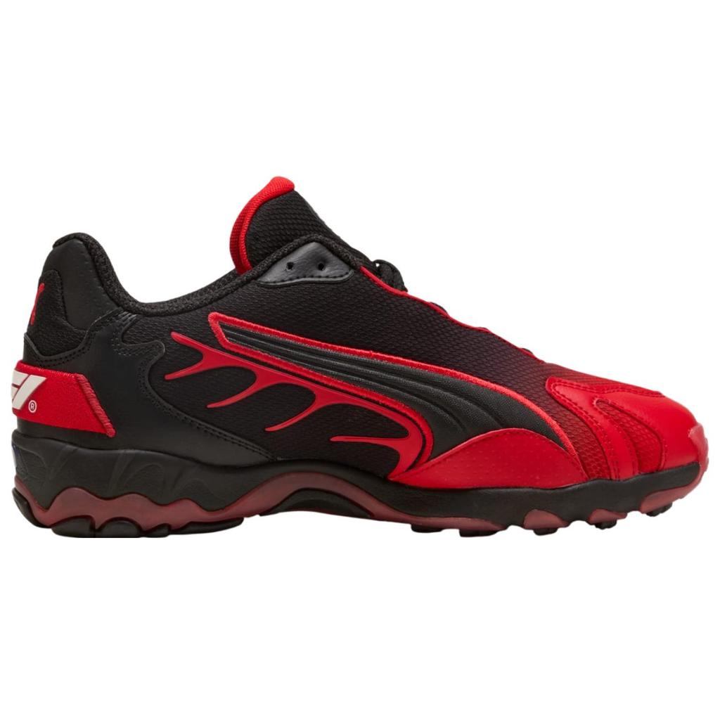 Puma Formula 1 Comfortable Versatile Durable Low-Top Running Shoes Unisex Sneakers Black Red 308889-01