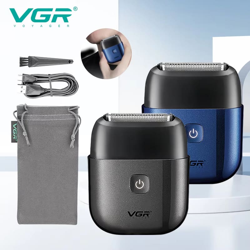 New Reciprocating Mini Three-blade Razor IPX7 Washable Electric Portable Men's Professional Razor Safe and Harmless To The Skin Low Noise