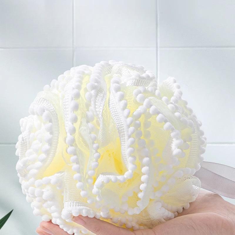 2pcs Cute Sparkling Lace Adult High End Home Bath Daily Necessities Rubbing Bath Flower Bath Ball,Bath Rubbing Hands Artifact