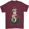 8-Ball Pinup Pool Mens T-Shirt 100% Cotton