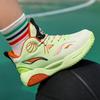 Herbst / Winter Kinder Basketballschuhe Mesh Atmungsaktiv Basketballschuhe für Mittlere und Große Kinder, Schnür-Sportschuhe