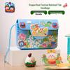 DIY Dragon Boat Festival Zongzi Crossbody Bag for Kids – Chinese Style Handmade Shoulder Bag