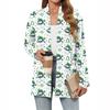 Women's Christmas Printed Lightweight Cardigan Long Sleeved Casual Loose Thin Fit With Pockets Cardigan Jacket