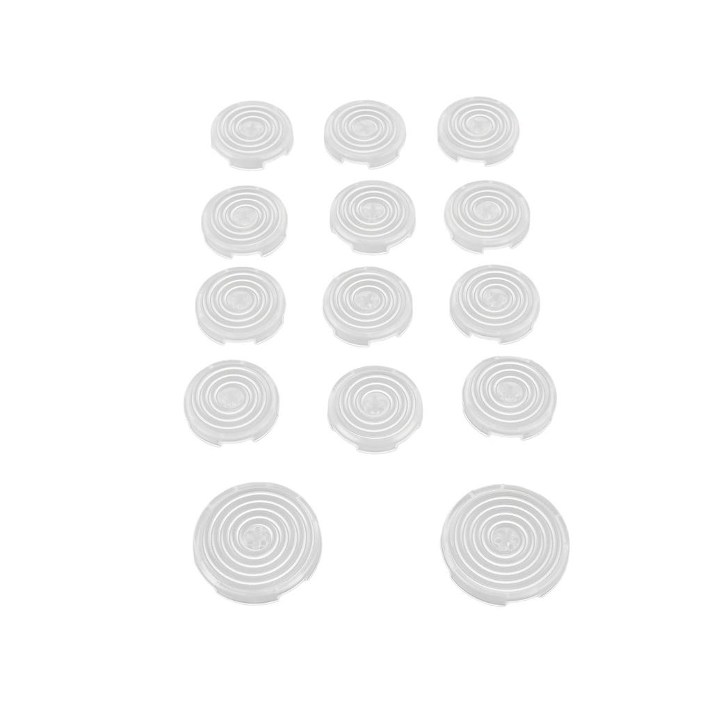 14 Pcs Fighting Game Keyboard Keycap 22.5mm 28.5mm Fight Stick Key Cover for Replacement