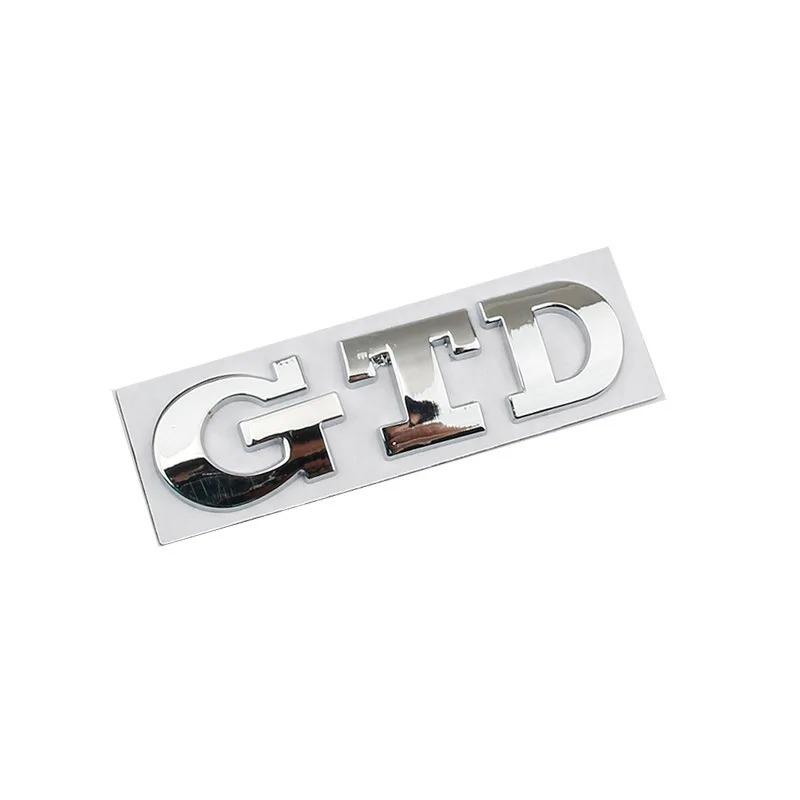 New Car 3D Metal GTD Badge Body Front Grill Trunk Emblem Sticker For Volkswagen VW Golf 3 4 5 6 7 7.5 MK4 MK5 MK6 MK7 GTD C