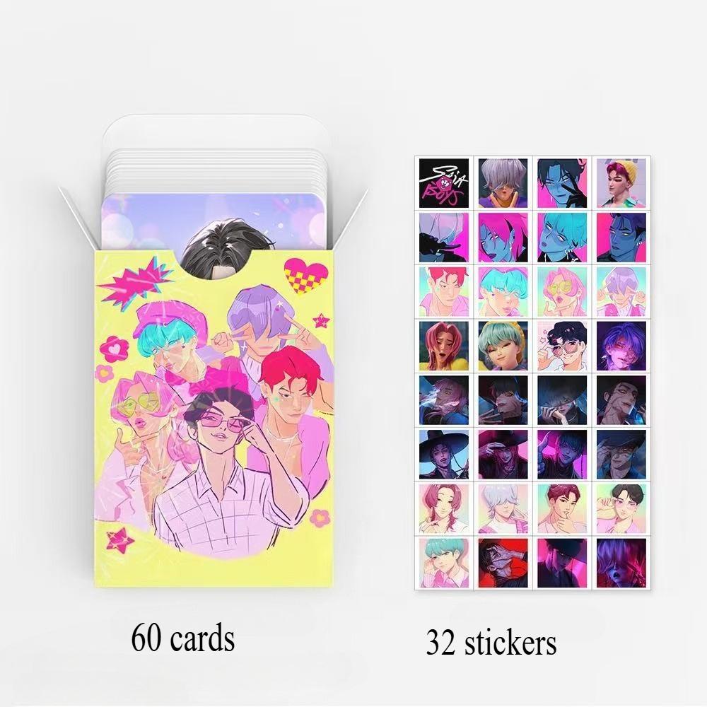 New 92 Photos of KPOP Witch Hunting Group and Gaza Men's Group Photo Collection Card Mini Sticker LOMO Card