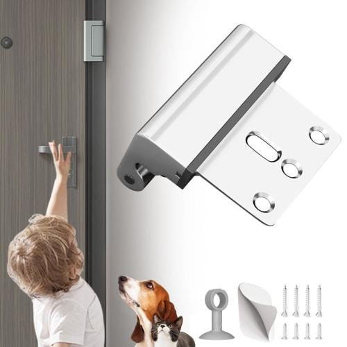 

XINZY Door Lock, Room, Retrofit, Interior Door Lock, Inward-Opening Door Installation, 1 Piece, Auxiliary Lock, No Installation Required, Easy Opening