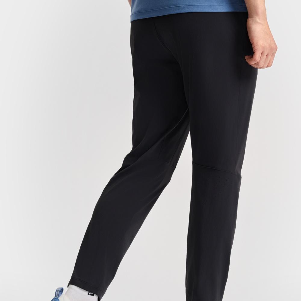 New FILA Knitted Sweatpants Men's Pitch Black BK A11M521802F-BK