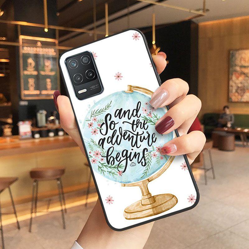 Funda Travelling World Map Travel Plans Phone Cover For Oppo Realme 8Pro 6PRO 6i 7pro 9i 9pro C11 C21 C25Y C25S C3 Q3S XT Cases