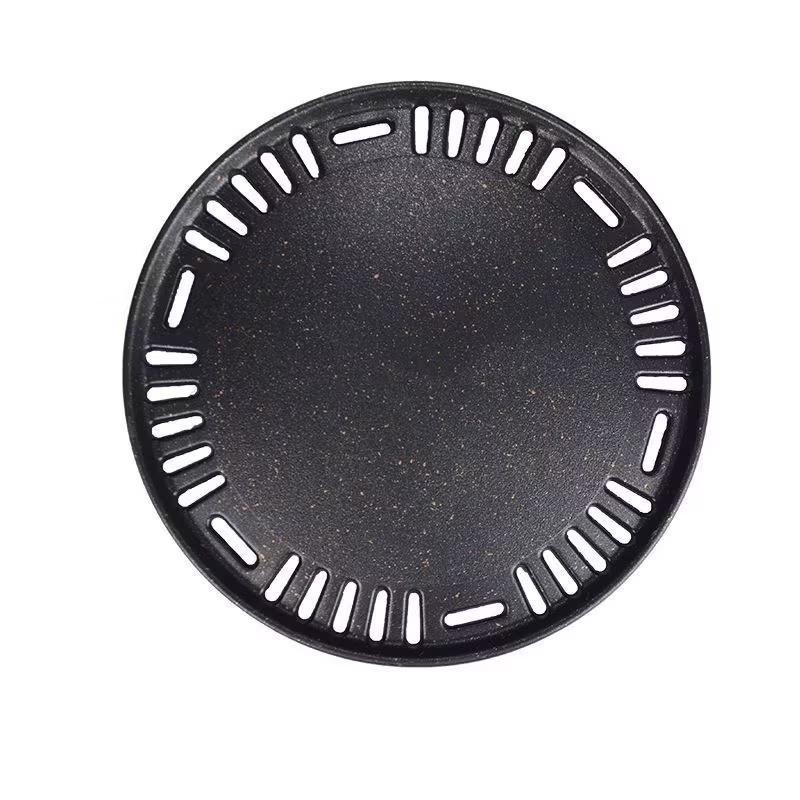 Korean Style Portable Round Charcoal Grill for Home and Outdoor Use.
