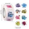 500 Counts Teacher's Day Stickers 1.5Inch Gift Wrap Stickers Self-adhesive Sealing Sticker for Thank You Letter Envelope