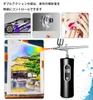 Fascinated Rechargeable Airbrush with Battery Level Visualizer, Dual Action, Three Adjustable Pressure Modes (High, Medium, Low), 0.3mm Diameter, for