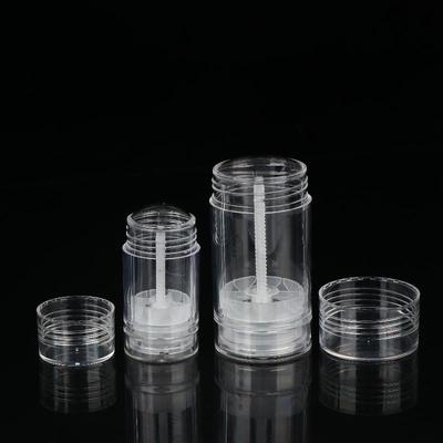 40/75ml Leere Klare Deodorantflaschen Dreh-Auf-Stick-Tube Runder Boden Füll-Stick Deodorantbehälter