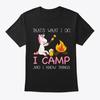Camping Enhörning T-shirt Tillverkad i USA Storlek S till 5XL