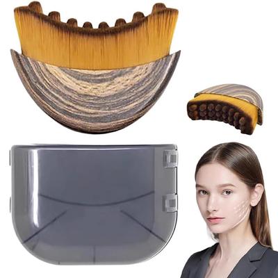 Lymphatische Kontur Gesichtsbürste Trockenbürsten Gesichtsbürste S Größe Gesichtsmassagegerät zum Formen der Haut Massagegerät