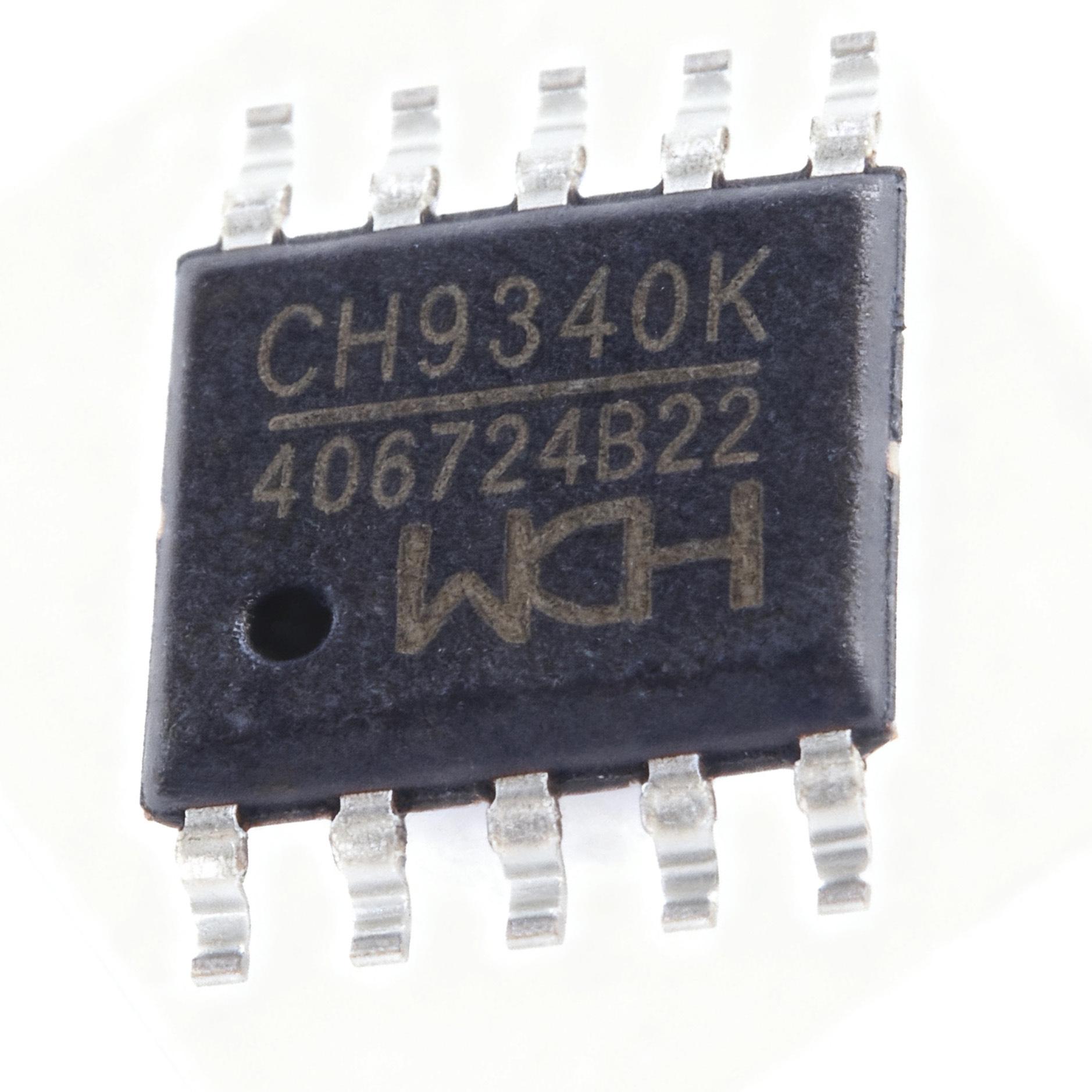 

USB Conversion Chip CH9340K ESSOP-10-150mil-1mm, Brand New, Original.