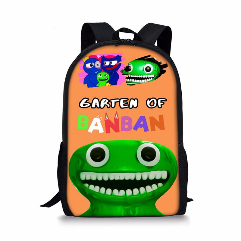 Classic Peculiar Cool Banban Garden Notebook Backpacks Pupil School Bags 3D Print Oxford Waterproof Boys/Girls Laptop Backpacks