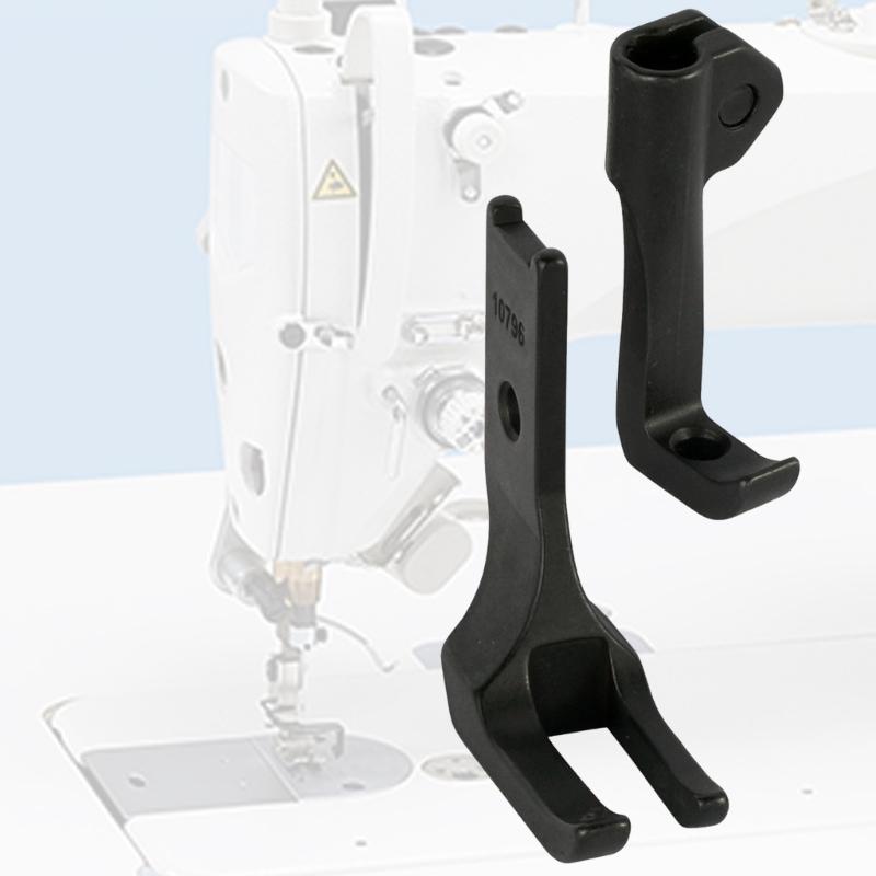 2PCS Heavy Duty Iron Sewing Presser Feet Industrial Sewing Machine Accessories for Shirts Curtains Bedding Stitching