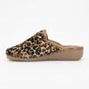 Women's Leopard Print Wedge Slippers BONADONA