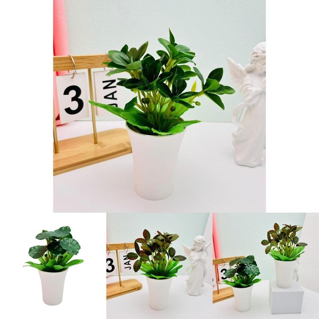 Faux Green Plant With Silk And Plastic For Hotel And Commercial Space Decoration