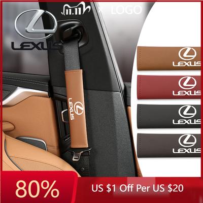 2026 Hot Interior Stickers Car Seat Belt Protection Shoulder Cushion Accessories For NX300 IS250 GX470 NX300h RX400h GS300