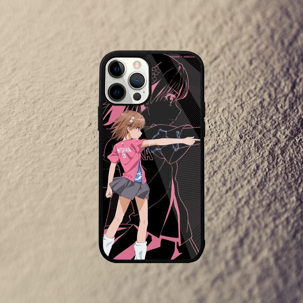 M-Misaka Mikoto Cute Anime Phone Case For iPhone 15,14,13,12,11,Plus,Pro,Max Mini Magsafe Magnetic Wireless Charging