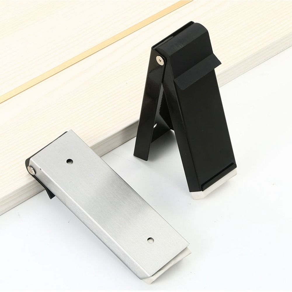 No Drilling Door Wedge Stainless Steel Door Holder New Folding Door Stop  Door