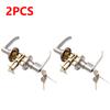 1-5PCS Locking Door Handle Stainless Steel Entrance Door Handles Interior Lever Lock Door Knob Replacement for Home Office