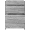 Bathroom Vanity Unit Gray Sonoma 56 x 37.5 x 81 cm Particleboard