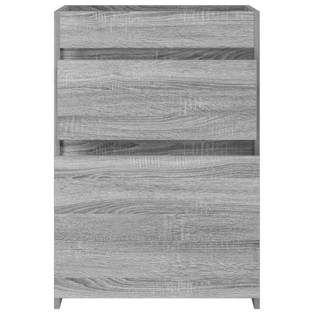 Bathroom Vanity Unit Gray Sonoma 56 x 37.5 x 81 cm Particleboard