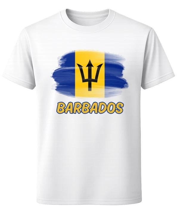 Barbados Flag T-Shirt Caribbean Island Pride Graphic Unisex Tee XXL