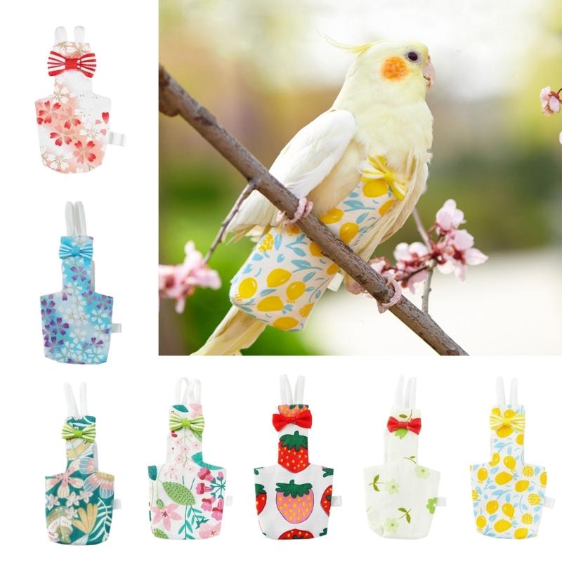 Parrot Diaper Flight Clothes Fly Training Nappy Suit for Macaws Bird Supplies