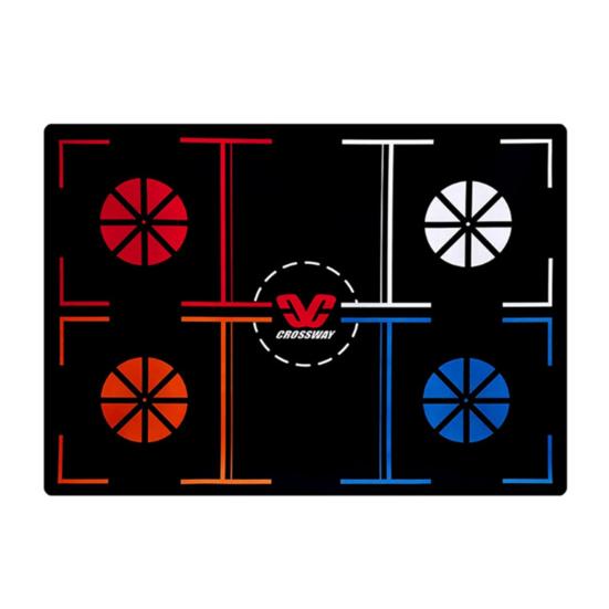 Basketball Footwork Training Mat Non-Slip Low Noise Basketball Training System Mat Agility Footstep Training Mat for Dribbling Training At Home