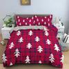 Christmas Decoration Comfortable Duvet Quilt Cover Pillowcase Bedding Set Children Bedroom Decoration Home Textile