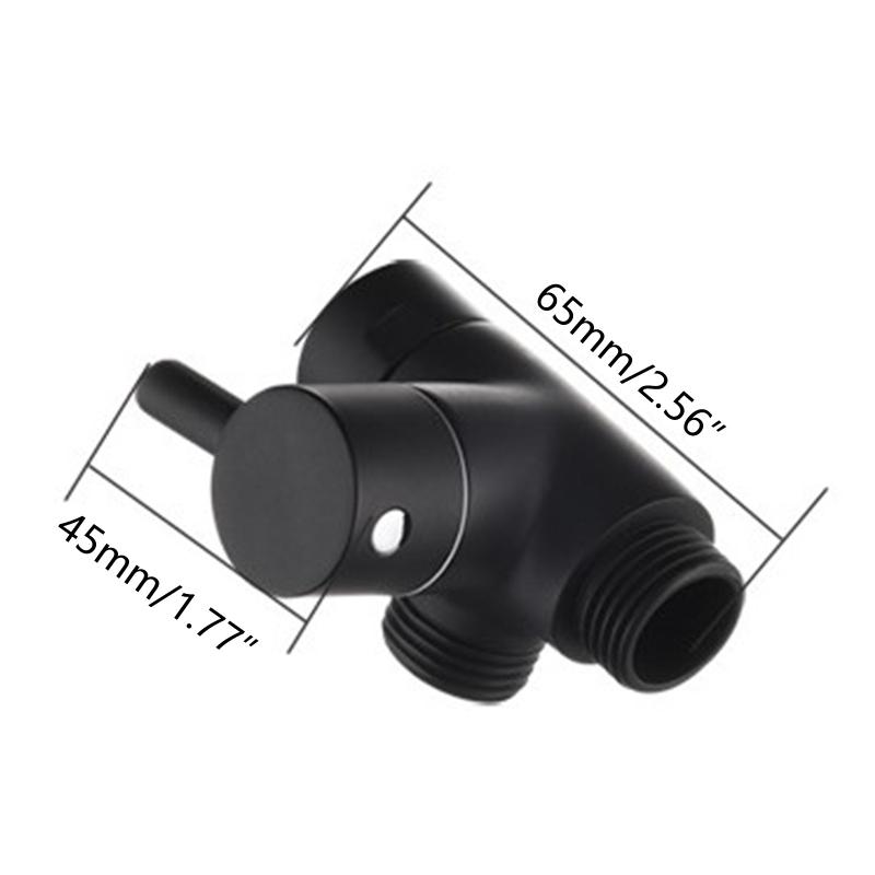 for T Shape Brass Shower Arm Diverter Creative Household 3 Way Diverter Universal Adapter Connector for Angle for Va