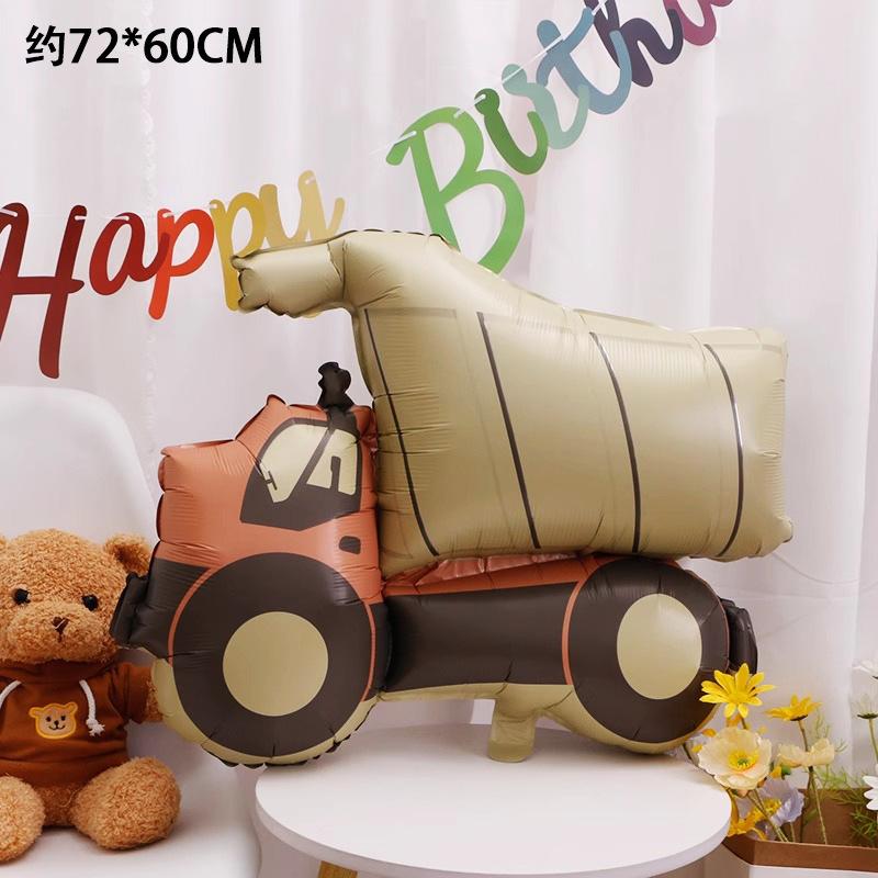 Matte Aluminum Film Balloon Cartoon Car Airplane Submarine Balloon Children'S Birthday Party Arrangement Props