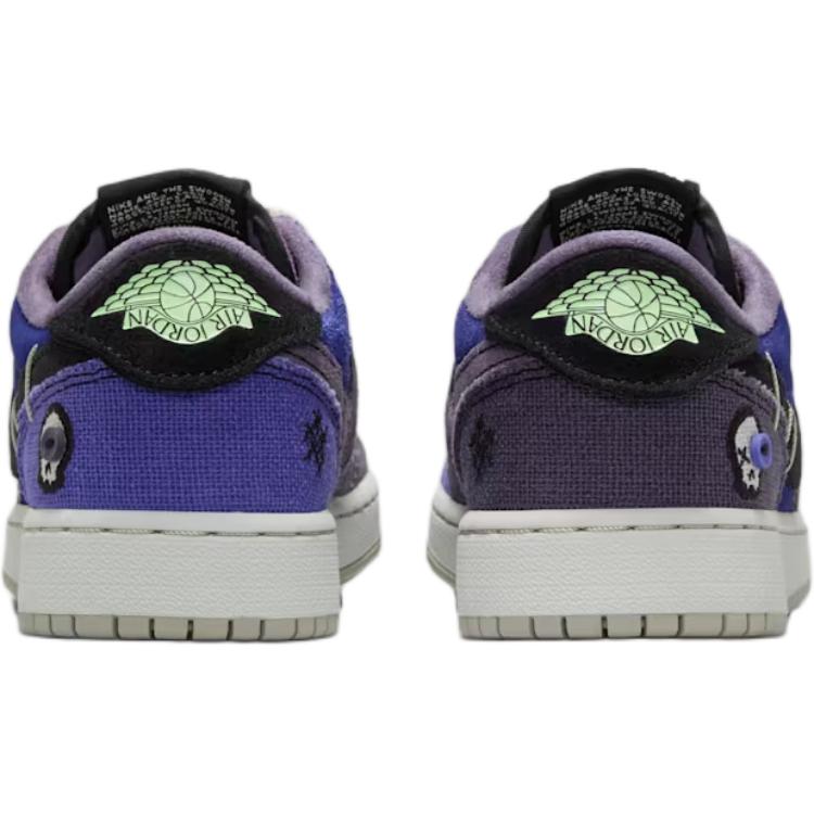 Zion Williamson x Air Jordan 1 Retro Low OG GS Voodoo Alternate Dětské tenisky Modrá Regency-Fialová Vapor-Zelená IH2725-500