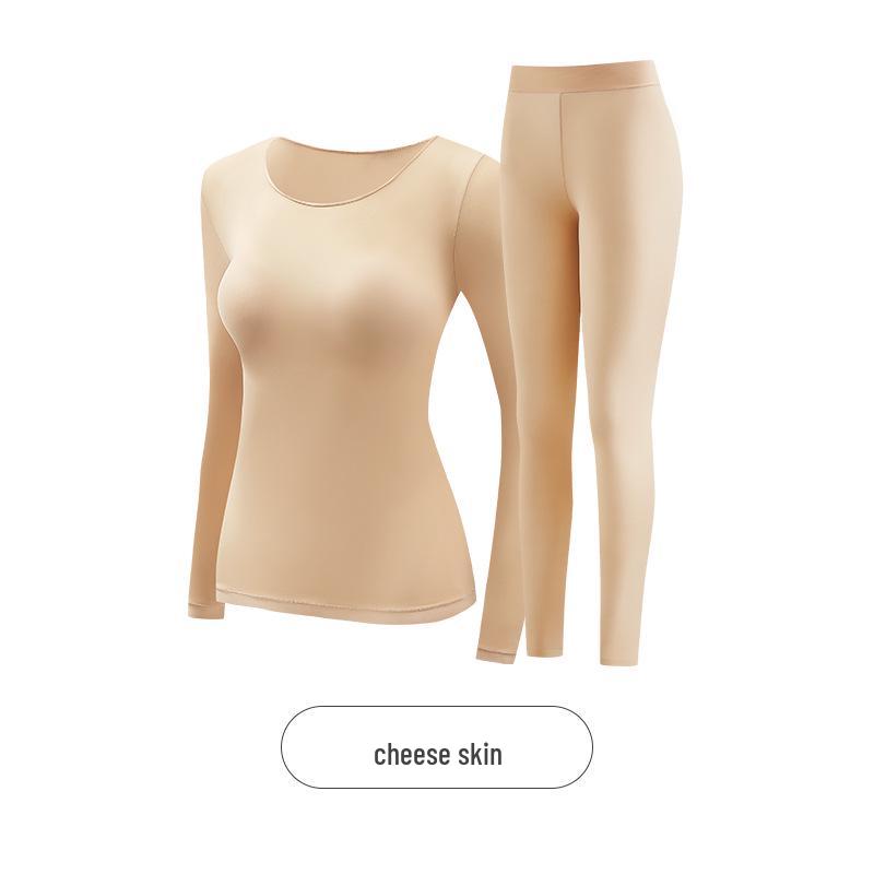 Damski Bezszwowy Zestaw Termiczny z Długim Rękawem z Kwasem Hialuronowym na Jesień