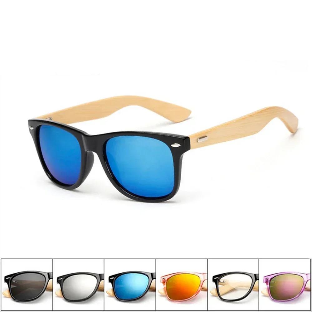 14 Color Wood Sunglasses Men for Women Square Shape Bamboo for Women For for Women Men Mirror Sun Eyeglasses retro de sol masculino Handmade